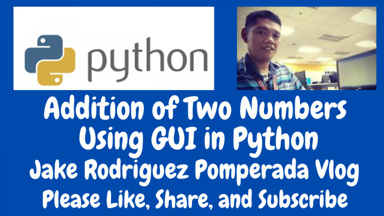 Addition of Two Numbers Using GUI in Python - Free Computer Programming ...