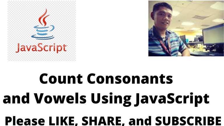 Count Consonants and Vowels in JavaScript - Free Computer Programming ...