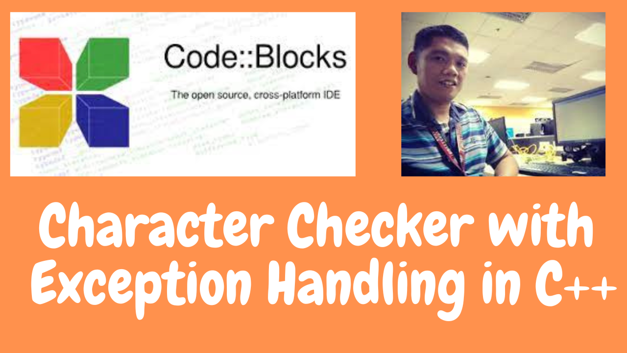 Character Checker With Exception Handling in C++ Free Computer